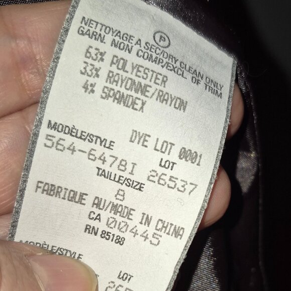 Separate Ways Grey Blazer (8) - Picture 7 of 8